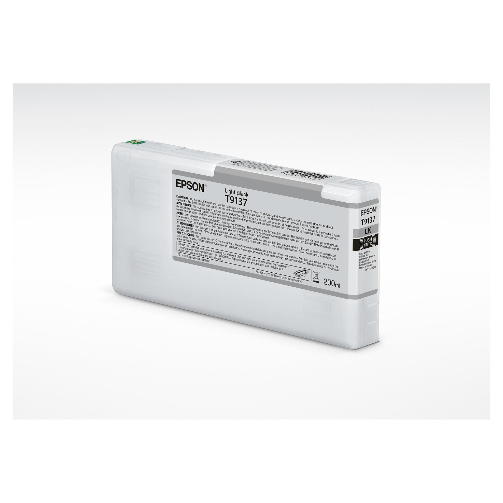Epson Epson T9137 Blækpatron Ljussort T9137 Modsvarer: N/A