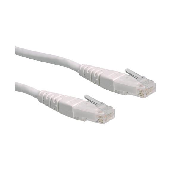 Netværkskabel ROLINE Cat.6 Class E U/UTP RJ-45 0,3 m - hvid