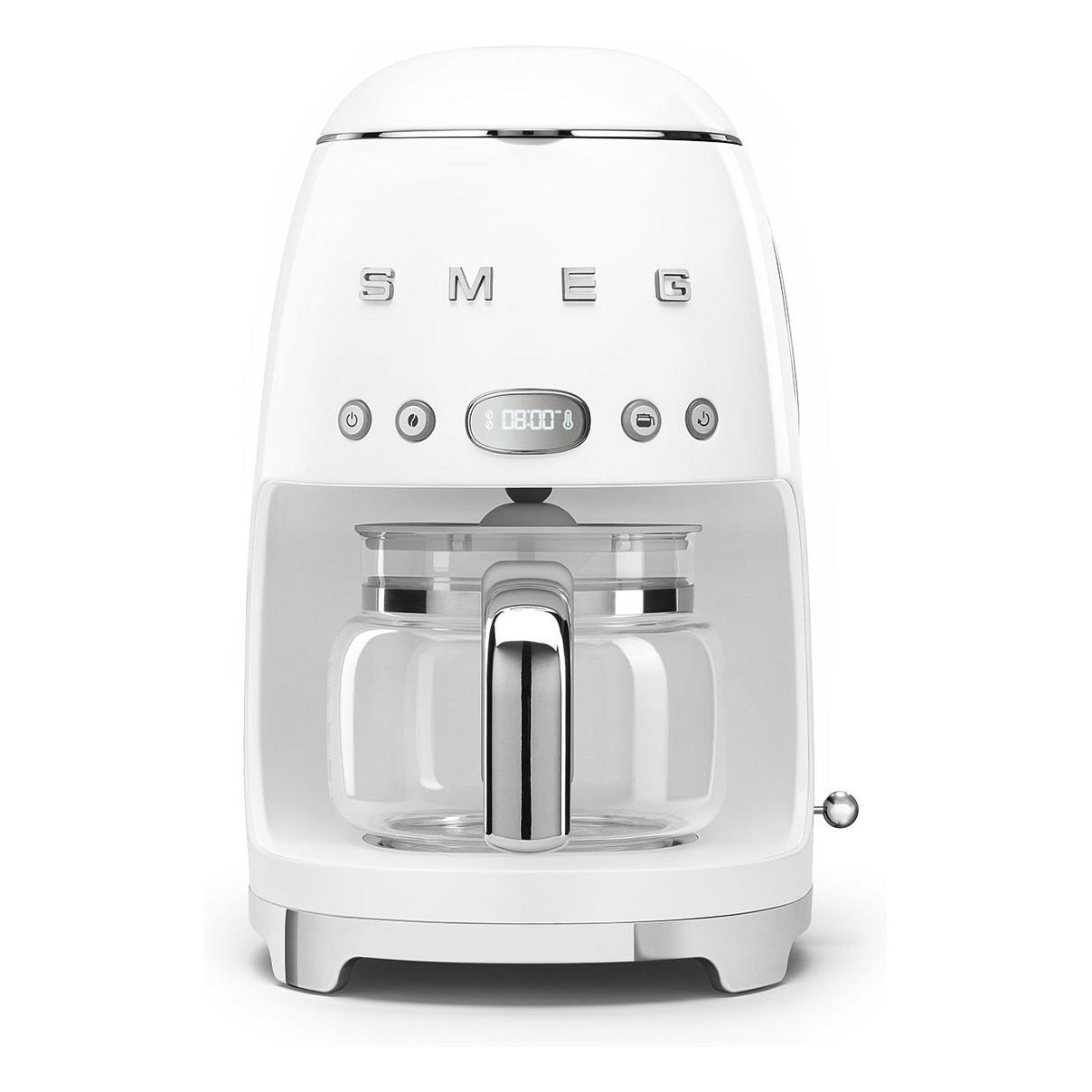 Kaffemaskine med filter - SMEG 50’s Style DCF02, hvid