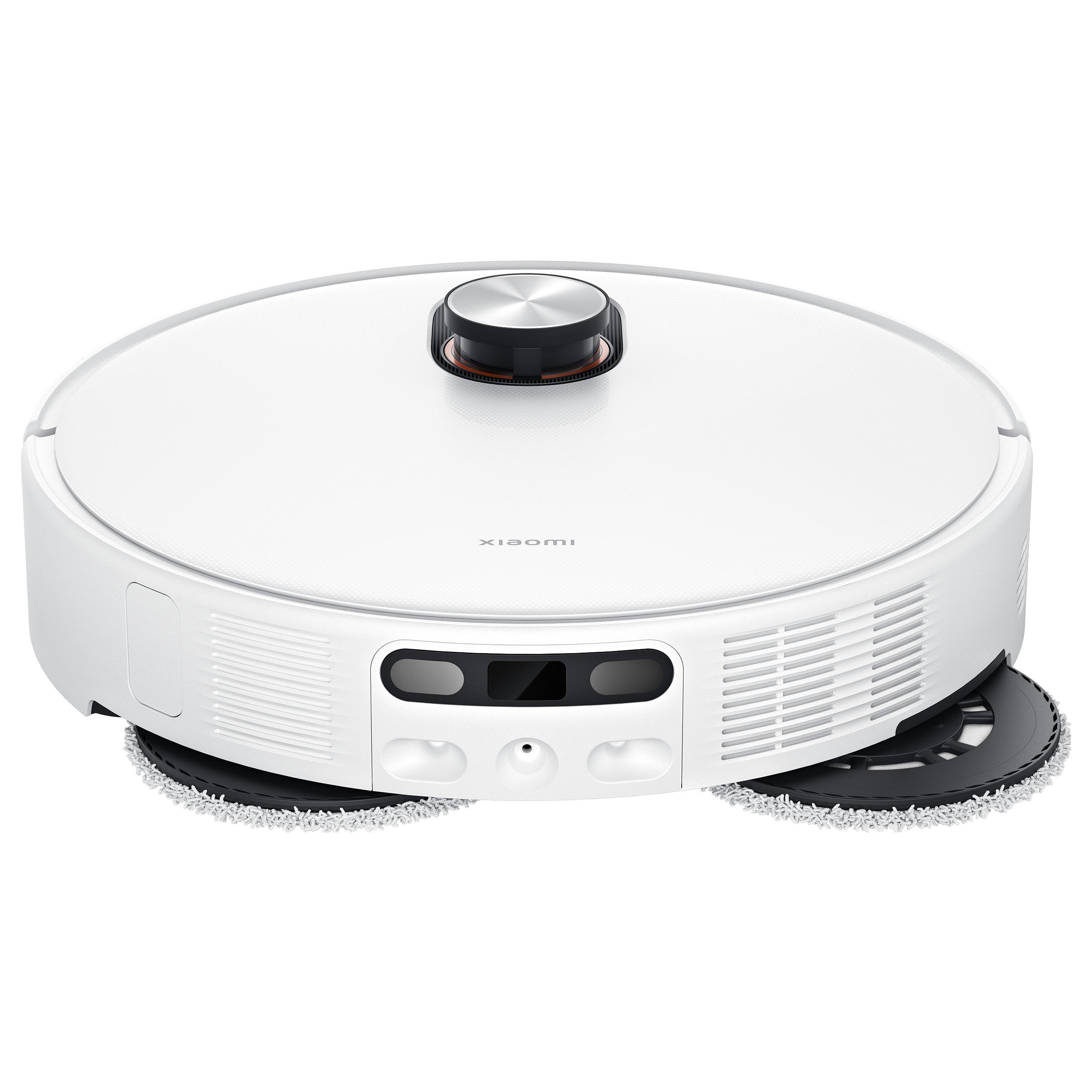 Xiaomi Robot Vacuum 5 EU robotstøvsuger med moppefunktion, all-in-one dock og 20 000 Pa - hvid
