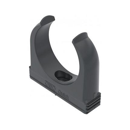 Rørclips OBO Bettermann 2955 M50 SW - PP, dybsort RAL9005