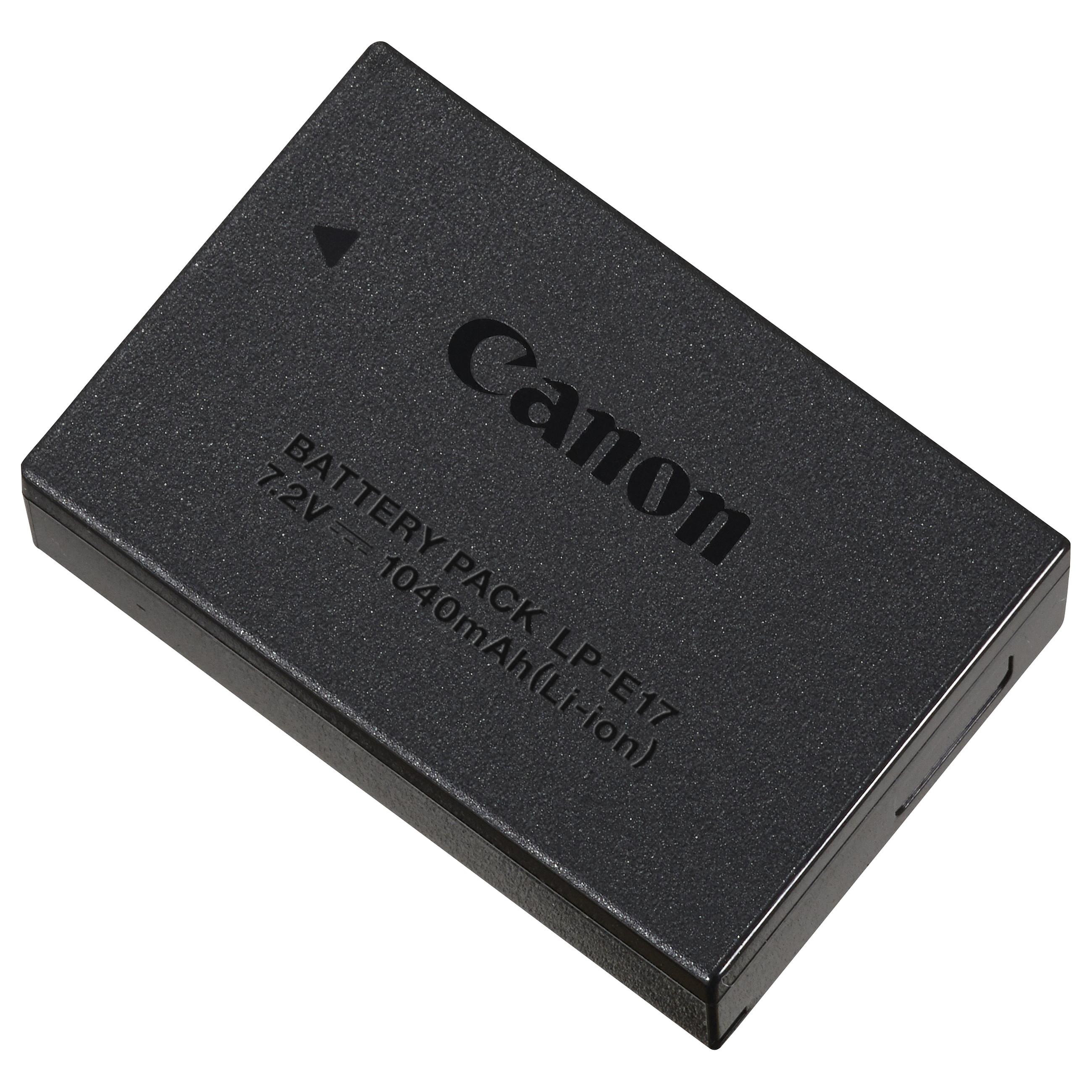 Canon LP-E17 - Batteri - Li-Ion - 1040 mAh - for EOS 200, 250, 850, Kiss X10, Kiss X9i, M6, R50, R8, Rebel SL3, Rebel T8i, RP PowerShot V1