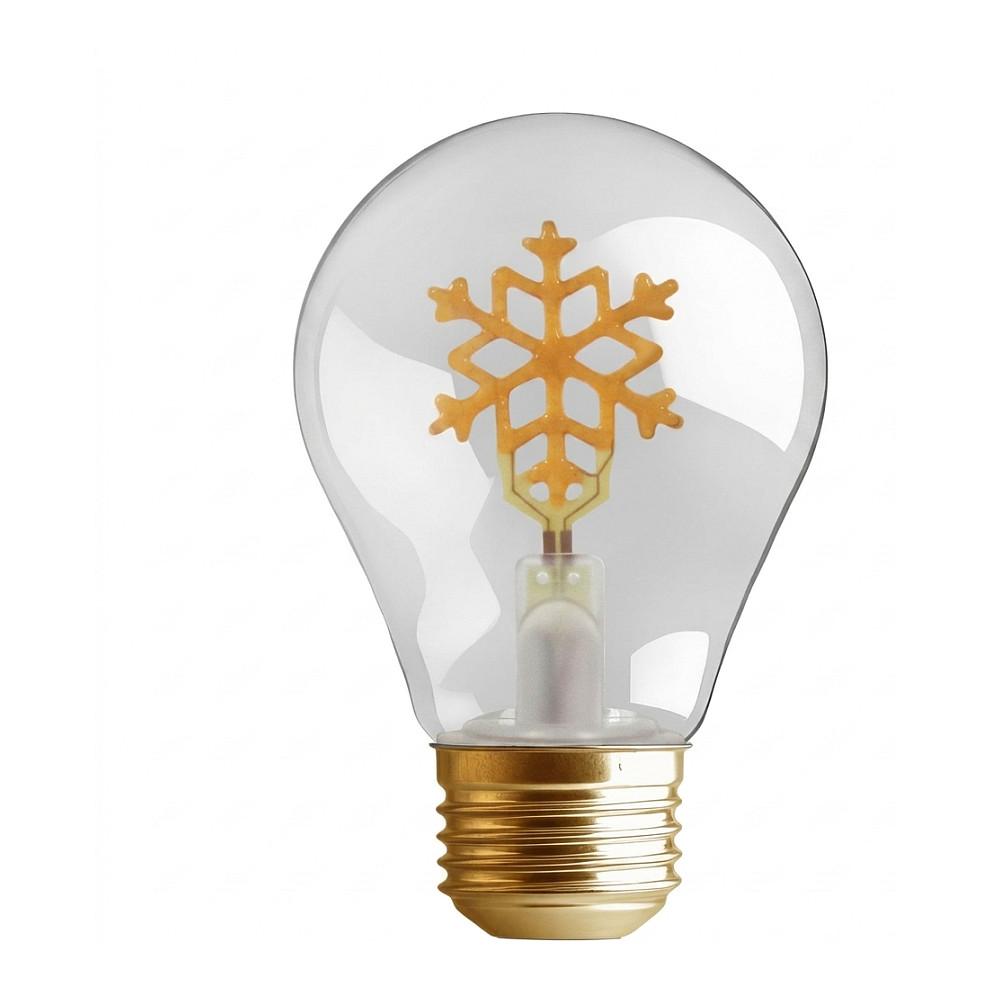 LED dekorationspære Synergy 21 Retrofit E40 XMAS snefnug - opladelig