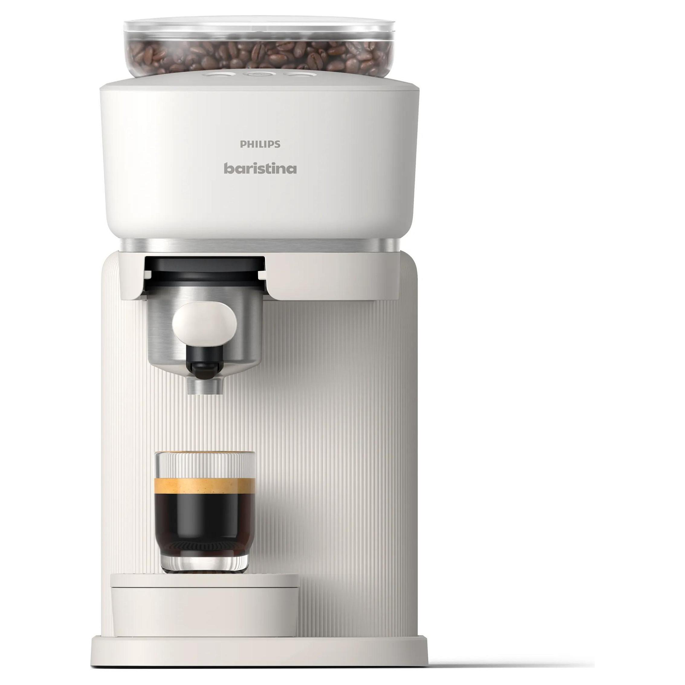 Philips BAR300/00, Espressomaskine, 1,2 L, Kaffebønner, Indbygget kværn, Hvid