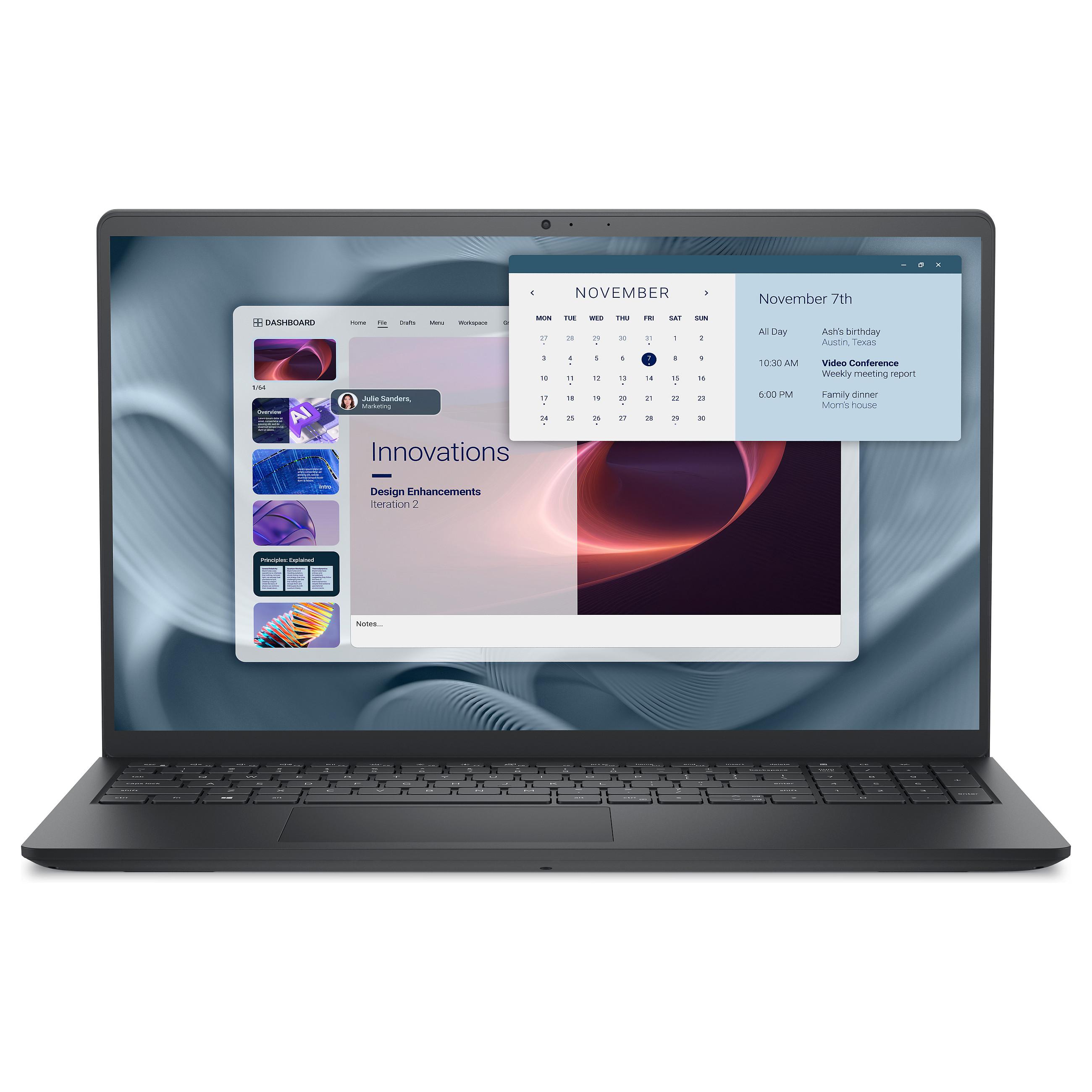 DELL Pro 15 Essential PV15250 15.6" 1920 x 1080 (Full HD) i7-1355U 16GB 512GB Intel UHD Graphics Windows 11 Pro