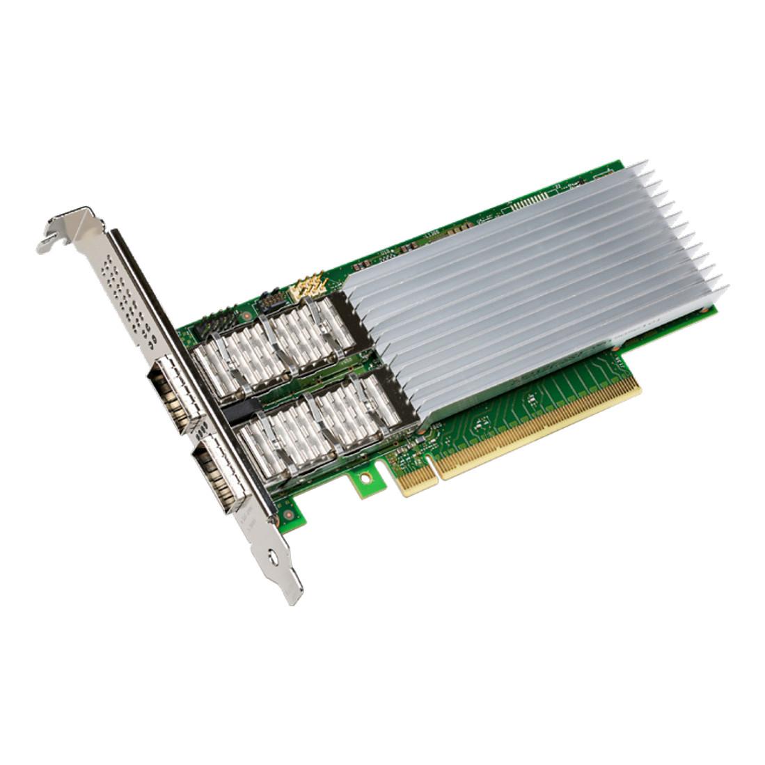 Intel Ethernet Network Adapter E810-CQDA2 - Netværksadapter - PCIe 4.0 x16 lavprofil - QSFP28 x 2