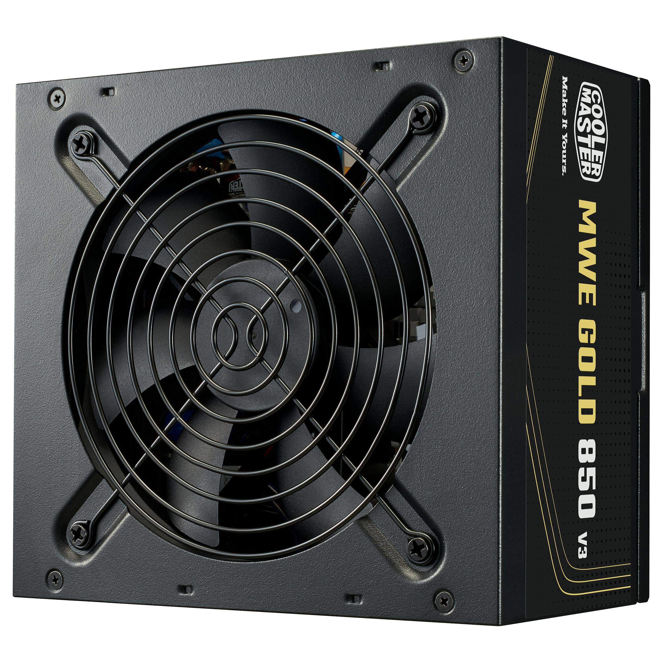 Cooler Master MWE GOLD 850 V3 power supply unit Strømforsyning - 850 Watt - ATX - 80 Plus Gold certified