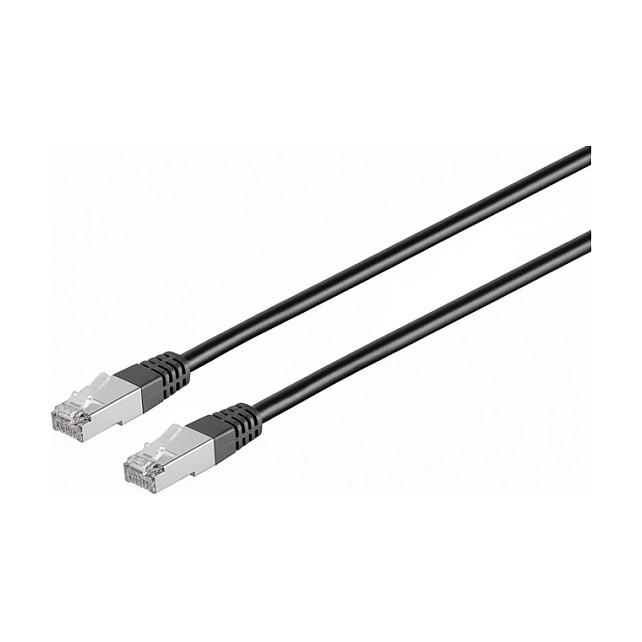 S/CONN maximum connectivity RJ45-RJ45, m-m, 10m netværkskabel Sort Cat5e F/UTP (FTP)