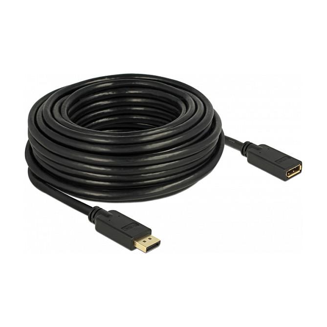 DisplayPort-forlængerkabel DeLOCK 84908 - 15 m, sort