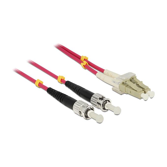 Fiberoptisk kabel DeLOCK LC til ST OM4 multimode - 3 m