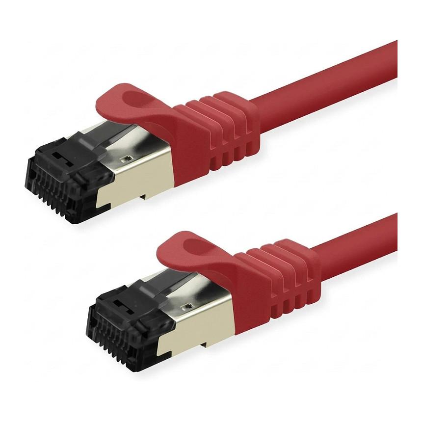 Netværkspatchkabel VALUE Cat.8 Class I S/FTP PiMF LSOH - rød 1 m