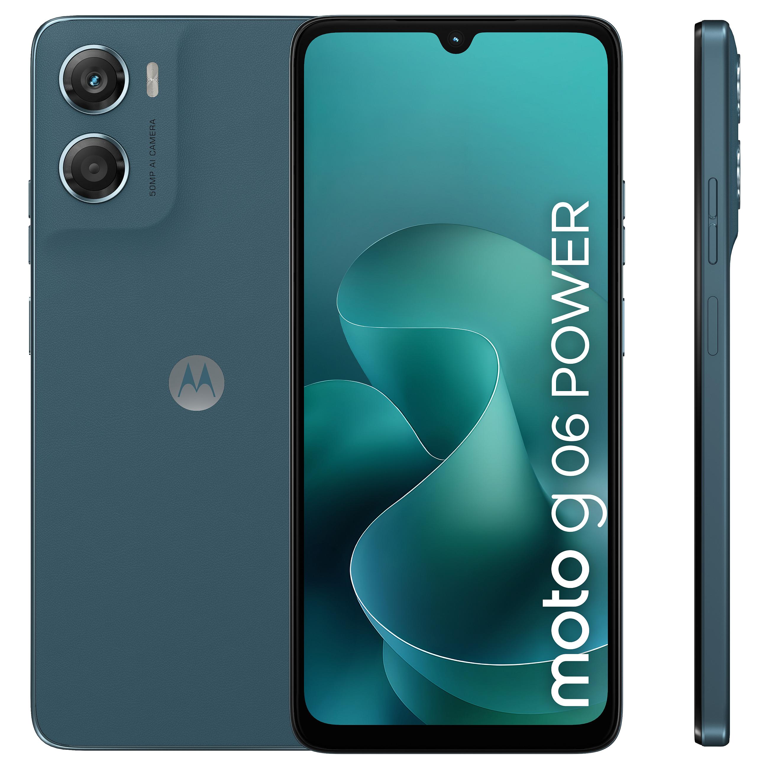 Motorola Moto G06 power - 4G smartphone - dual-SIM - RAM 4 GB / Intern hukommelse 64 GB - microSD slot - LCD-skærm - 6.88 - 1640 x 720 pixels (120 Hz) - rear camera 50 MP - front camera 8 MP - pantone tapet