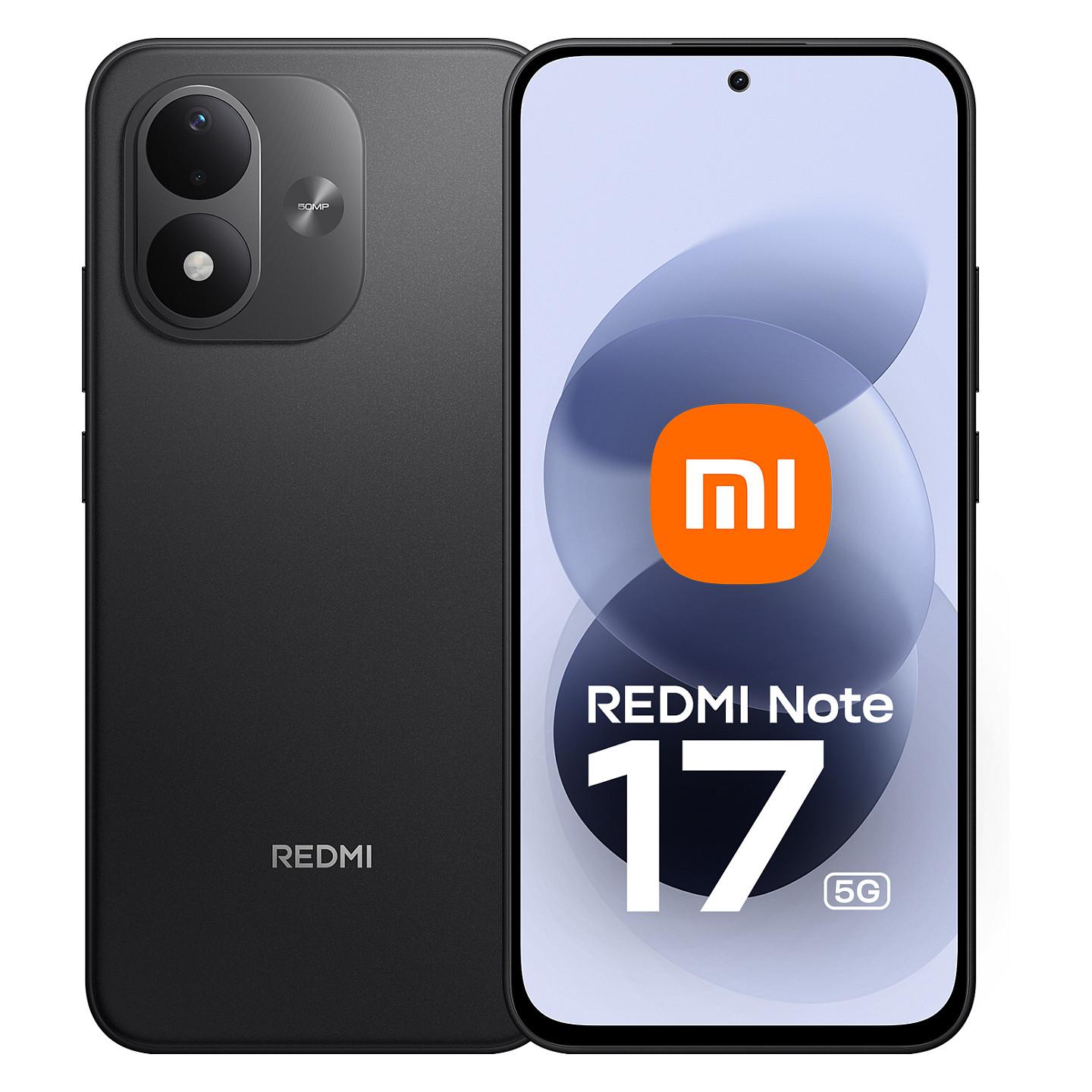 Xiaomi Redmi Note 17 5G smartphone 256 GB 6 GB RAM, sort