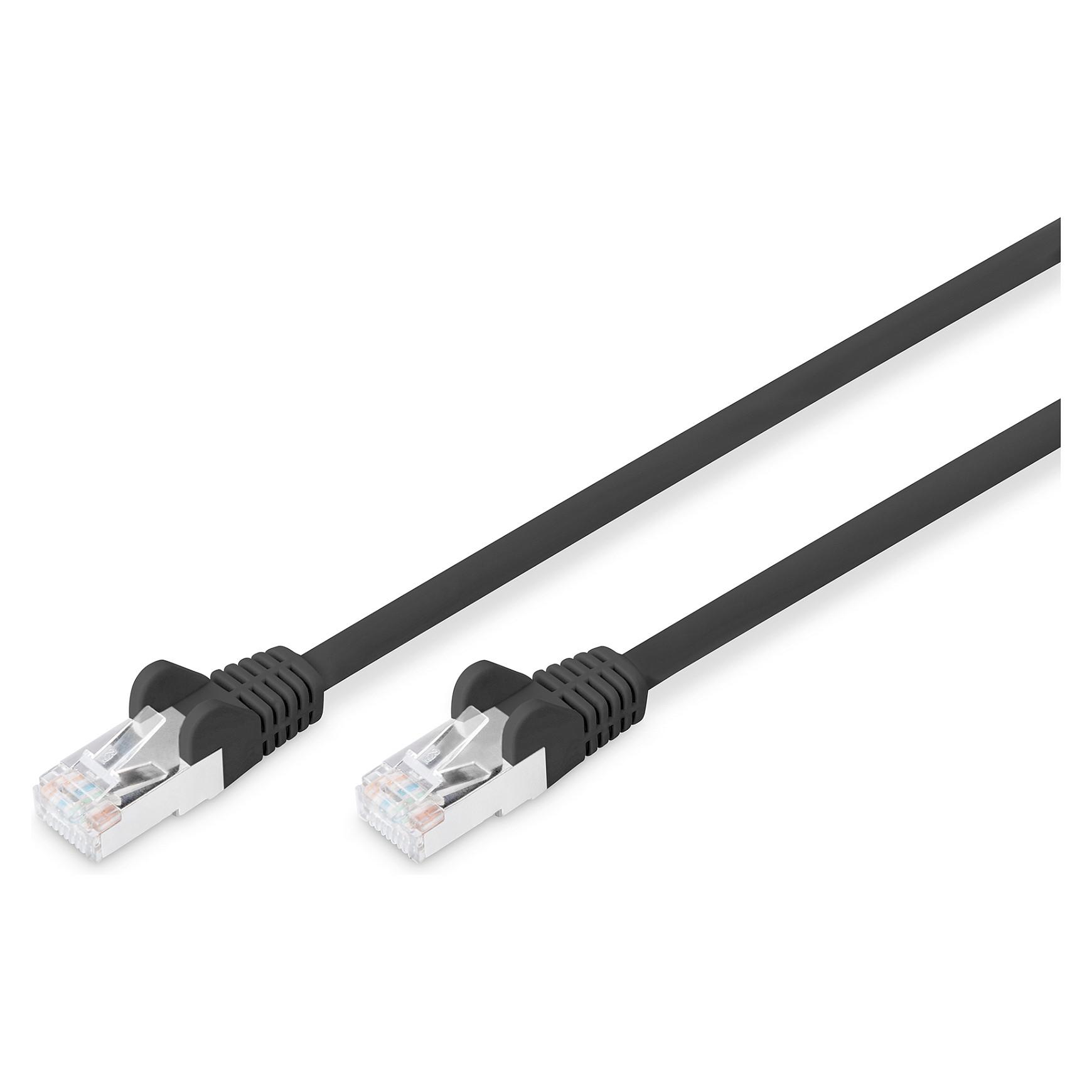 Netværkskabel Digitus CAT6 S/FTP patchkabel 3 m - sort