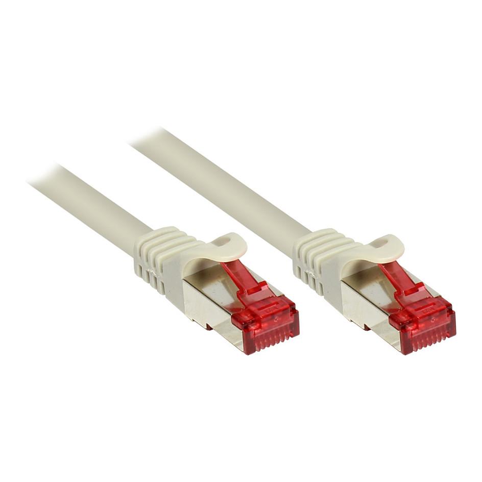 Netværkskabel econ connect Good Connections Cat.6 S/FTP - grå, 50 m