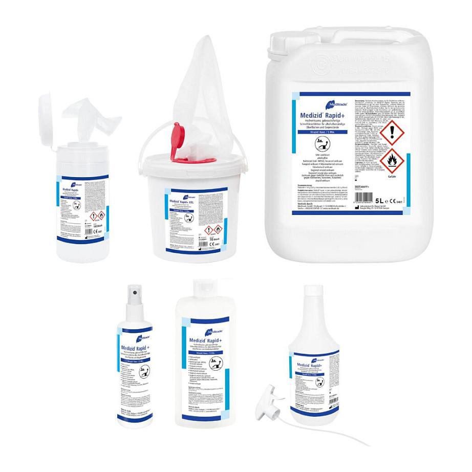 Desinfektionsmiddel Meditrade Medizid Rapid+ - 1 l