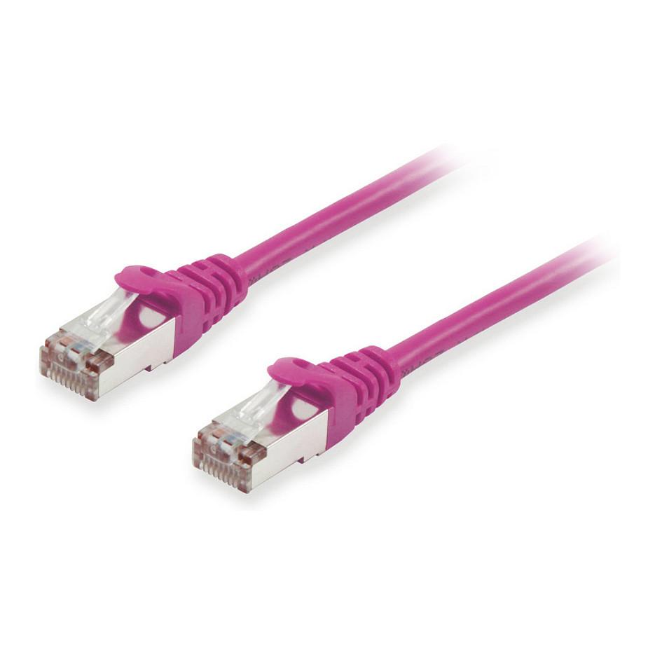 Patchkabel Equip Cat6A S/FTP RJ45 til RJ45 1 m - lilla