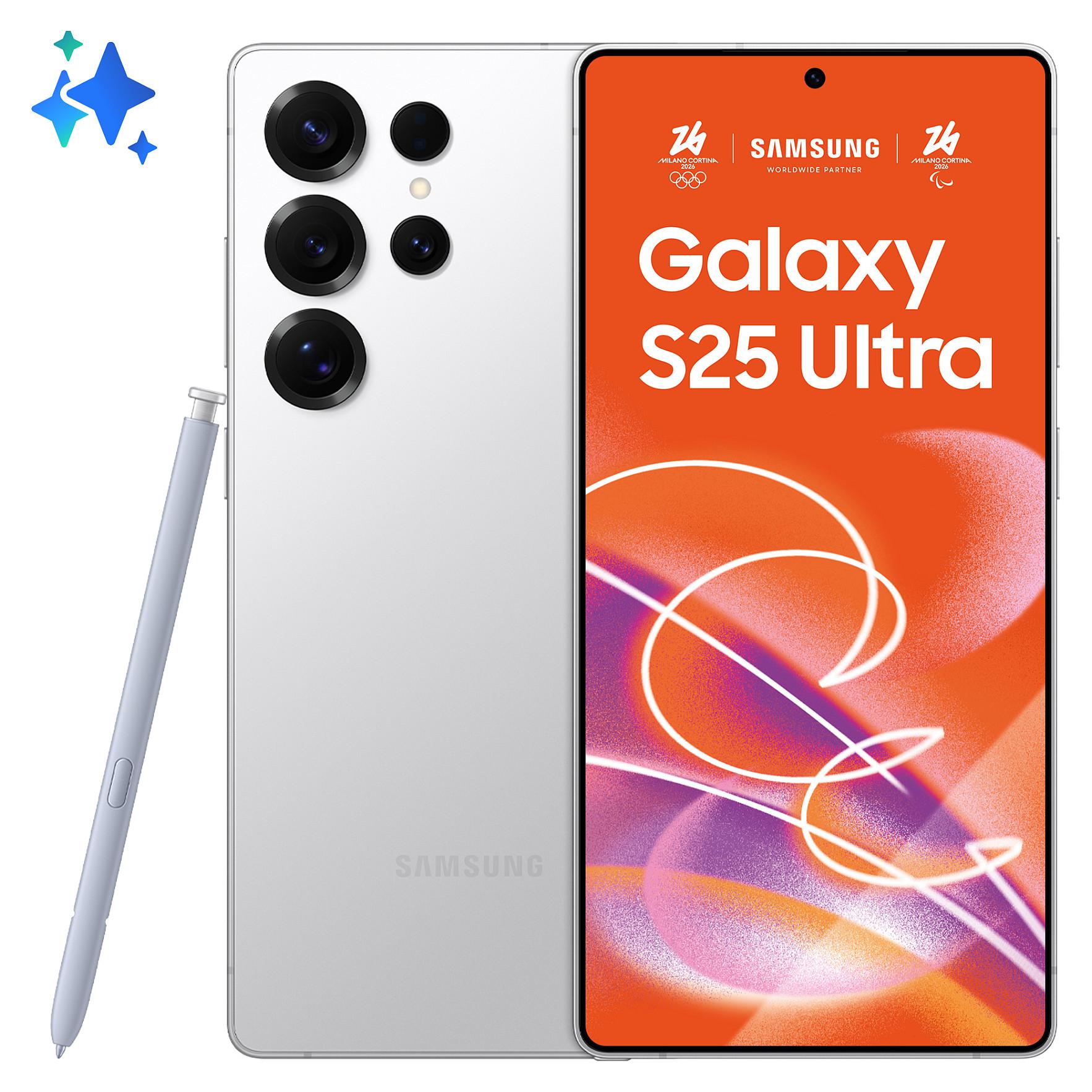 Samsung Galaxy S25 Ultra 6,9" 12/256 GB 5G Dual SIM - Titanium Whitesilver