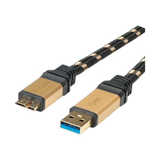 Roline Gold - USB cable - USB Type A to Micro-USB Type B - 2 m