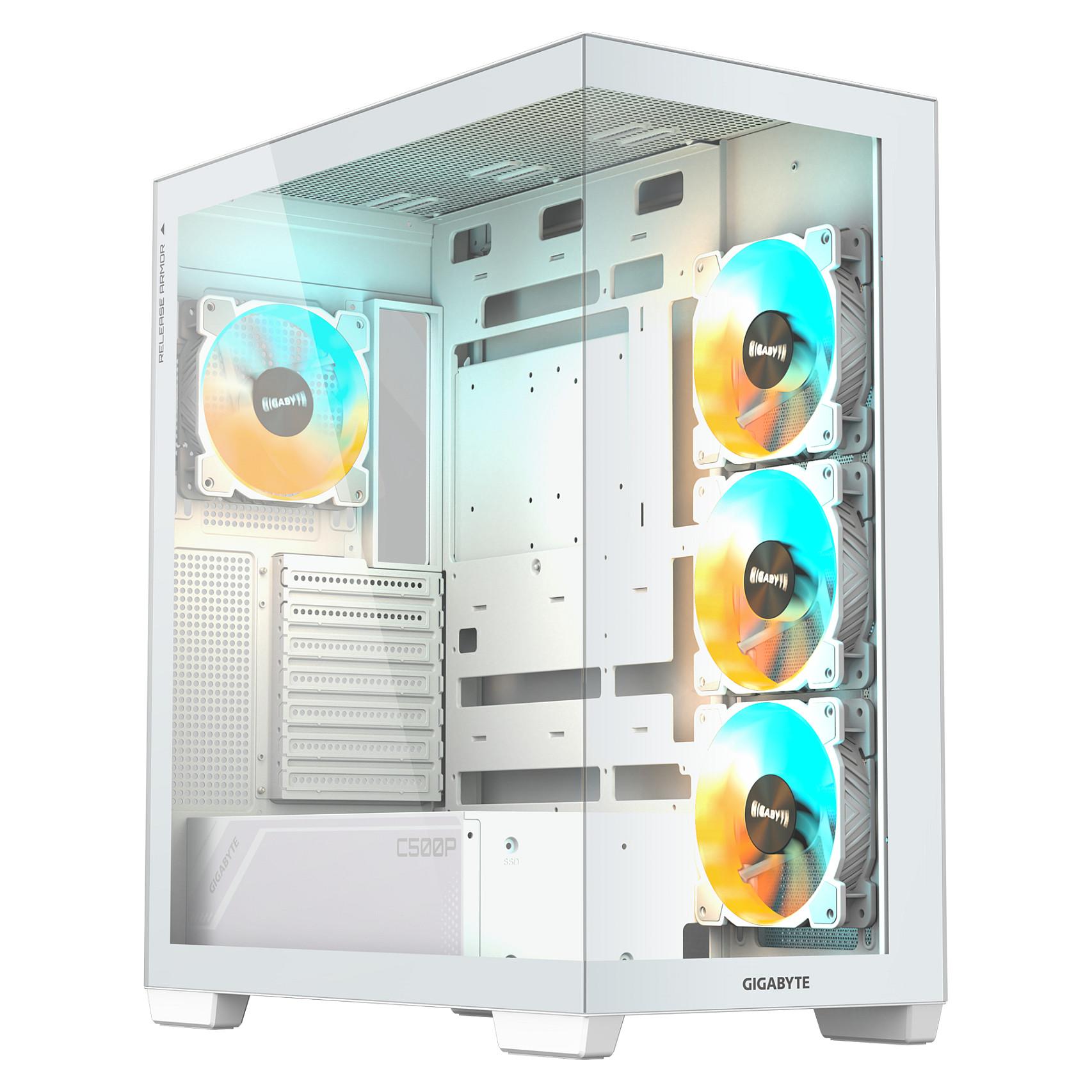 Gigabyte C500 PANORAMIC STEALTH ICE Tårn ATX Ingen strømforsyning Hvid