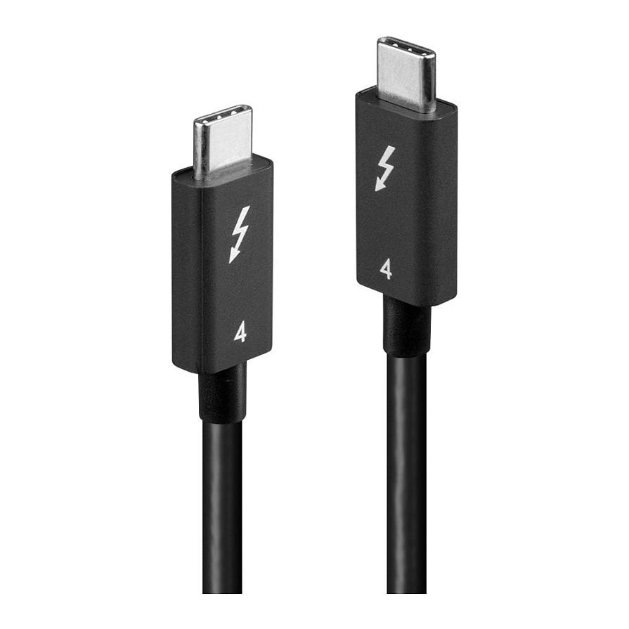 LINDY Thunderbolt 4 kabel 1 m - 40 Gbit/s, passivt, USB‐C til USB‐C