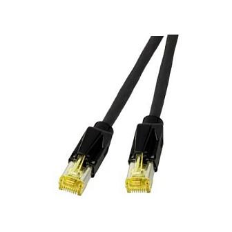 EFB Elektronik Cat.6a 5.0m netværkskabel Sort 5 m Cat6a S/FTP (S-STP)