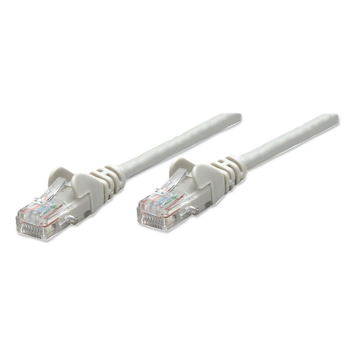 Netværkskabel Intellinet Cat6 RJ45 U/UTP - 7,5 m, grå