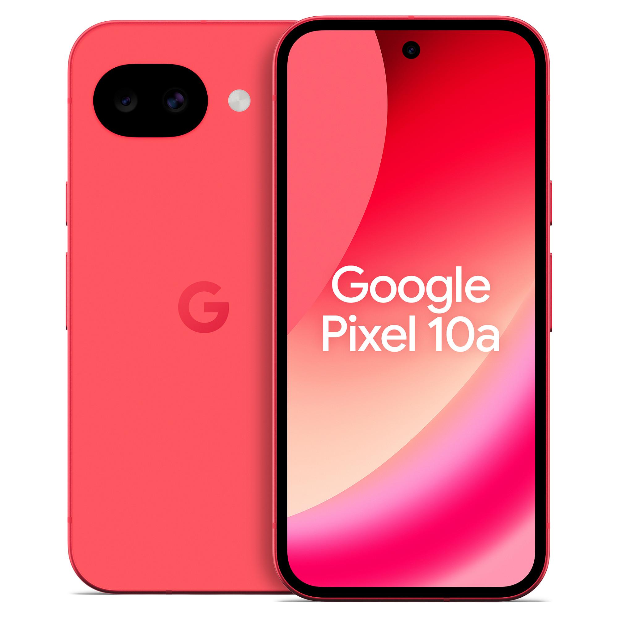 Google Pixel 10a - 5G smartphone - dual-SIM - RAM 8 GB / Intern hukommelse 128 GB - pOLED display - 6.3 - 2424 x 1080 pixels (120 Hz) - 2x bagkameraer 48 MP, 13 MP - front camera 13 MP - bær