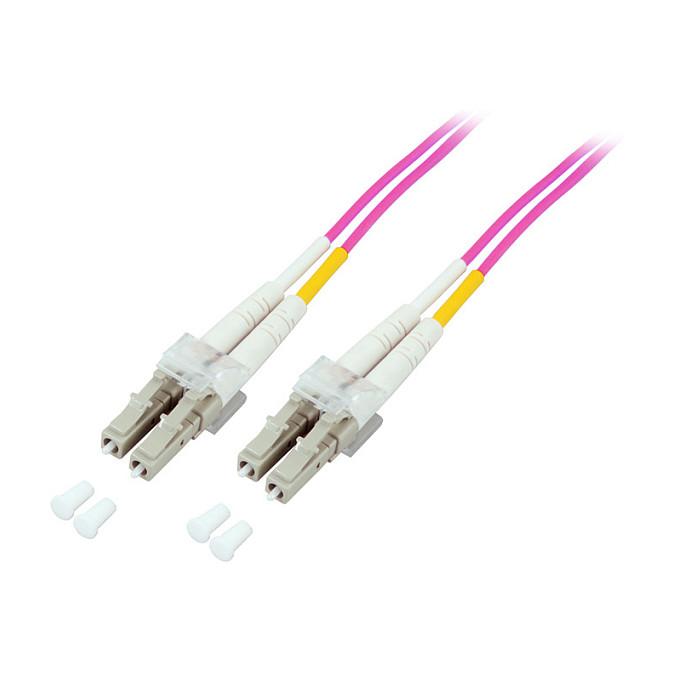 Fiberoptisk patchkabel econ connect LW-830LC4 OM4 LC-LC 30 m