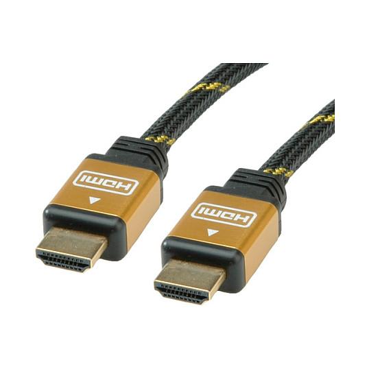 HDMI-kabel ROLINE GOLD High Speed med Ethernet 10 m