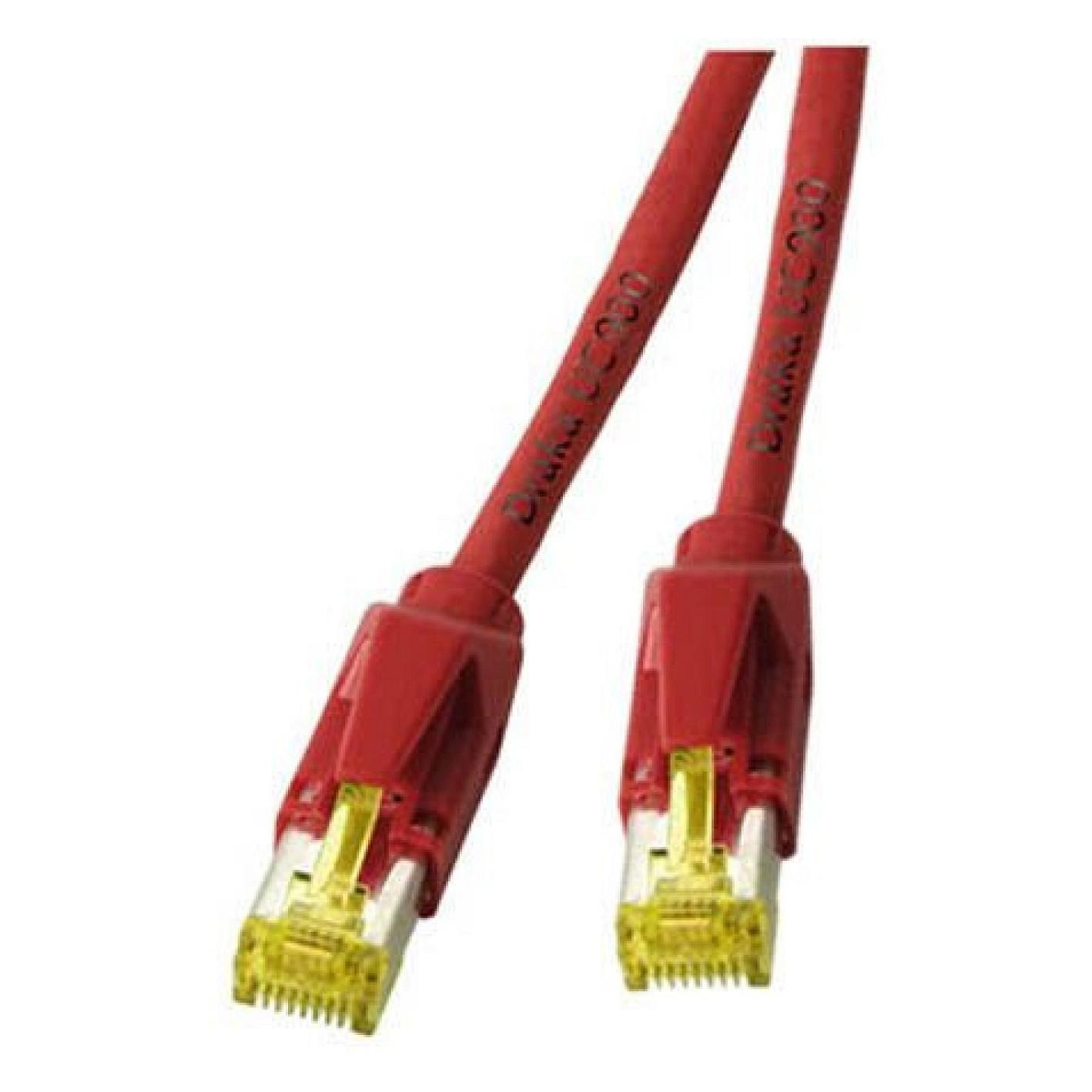 RJ45 patchkabel EFB Elektronik Draka UC900 TM31 Cat.6A - rød 0,25 m