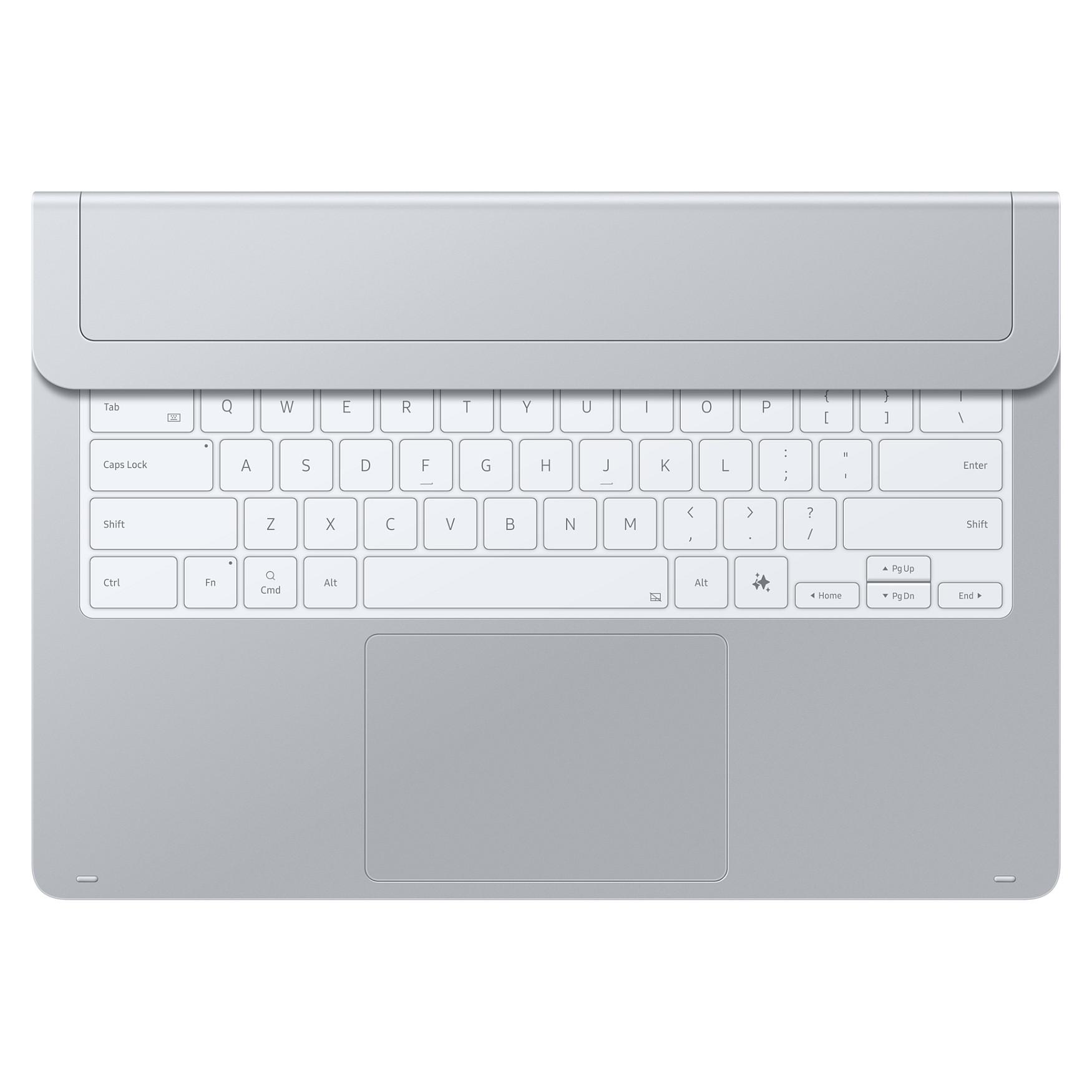 Samsung EF-DX935 - keyboard - with trackpad - silver Input Device - Tastatur - Sølv