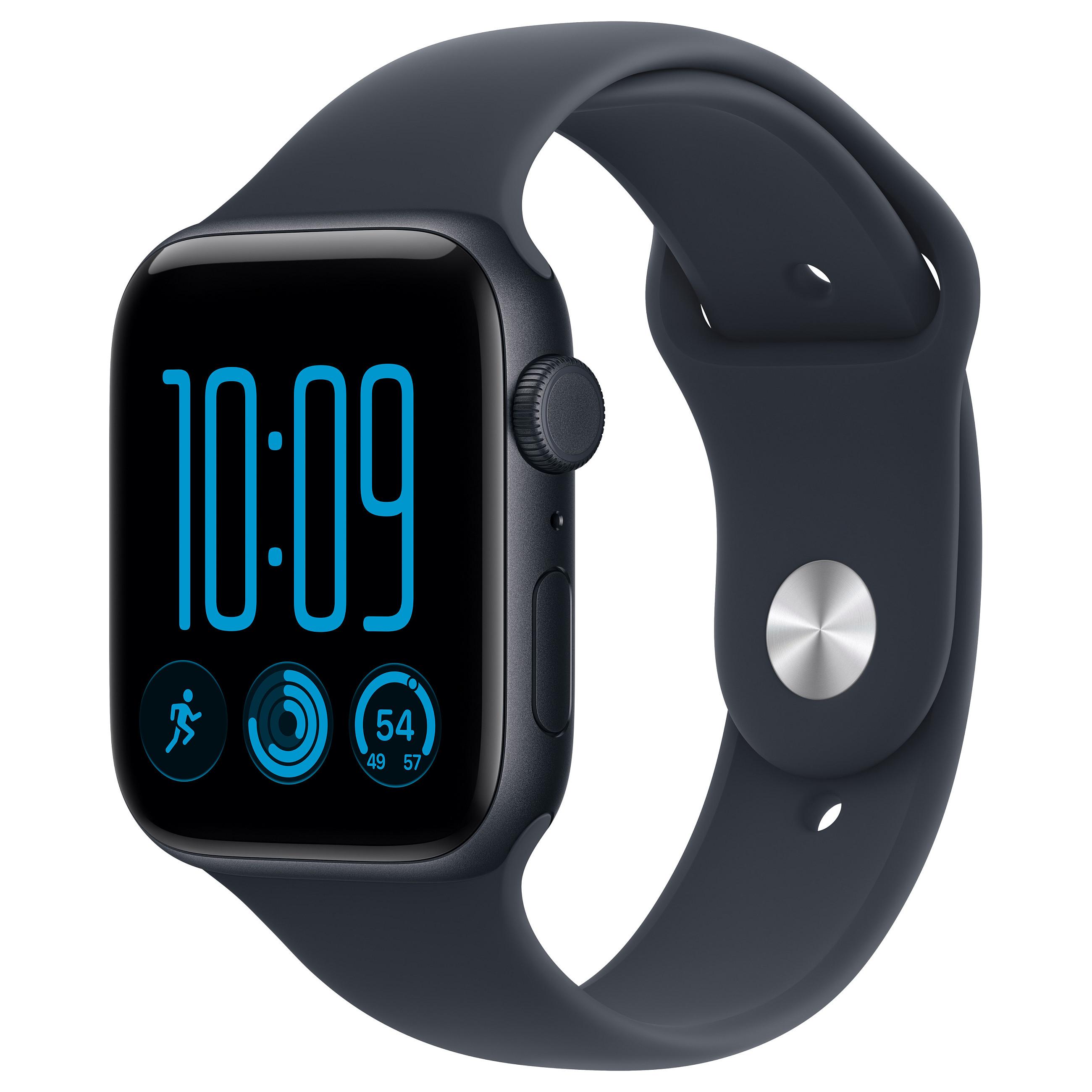 Apple Watch SE (3nd generation) OLED 44 mm Digital 368 x 448 pixel Berøringsskærm 5G Marineblå Wi-Fi GPS (satellit)