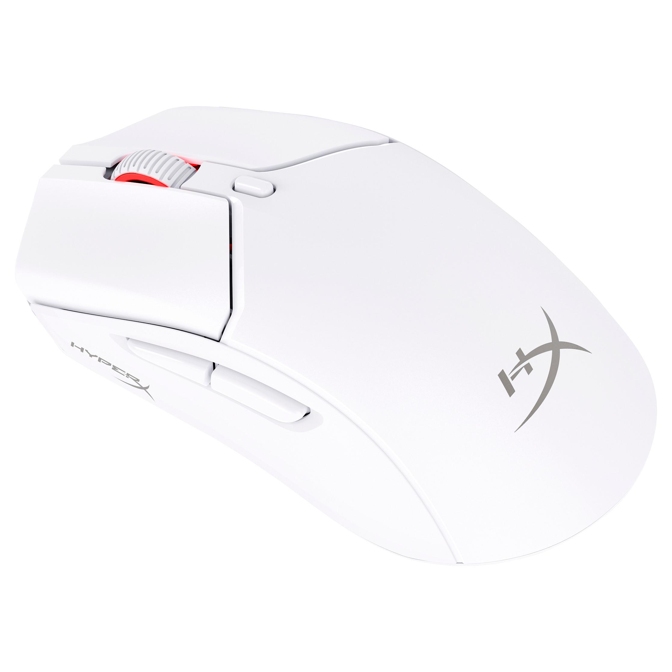 HyperX Pulsefire Haste Gaming Mouse (USB, trådløs, symmetrisk, op til 26000 dpi, hvid)