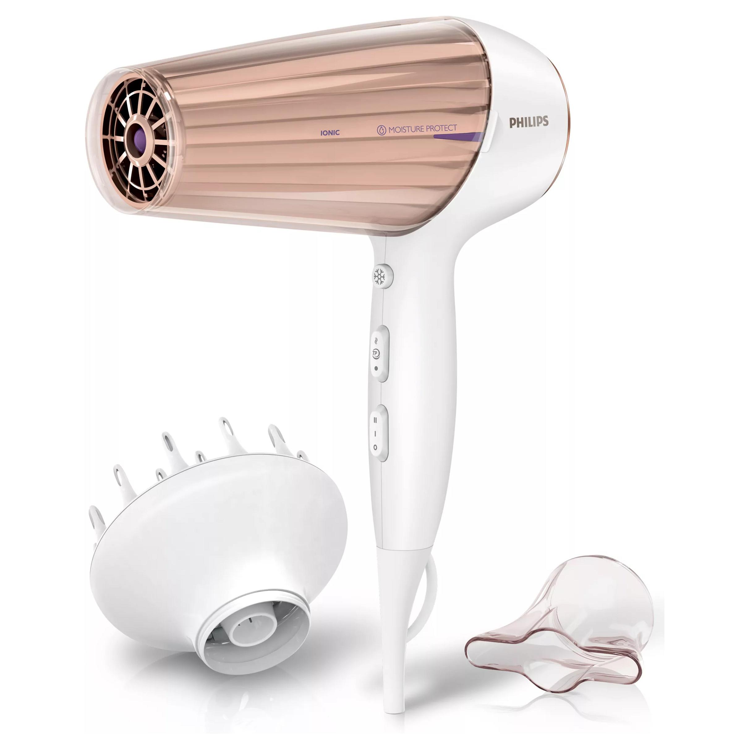 Philips DryCare Prestige MoistureProtect hårtørrer HP8280/00 2300 W - hvid/lilla
