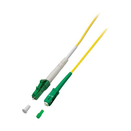 Fiberoptisk patchkabel EFB Elektronik O2531 OS2 SC/APC-LC/APC 1 m - gul