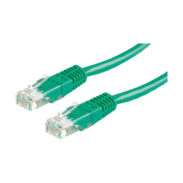 Patchkabel VALUE Kat.6 Class E U/UTP - grøn 1,5 m