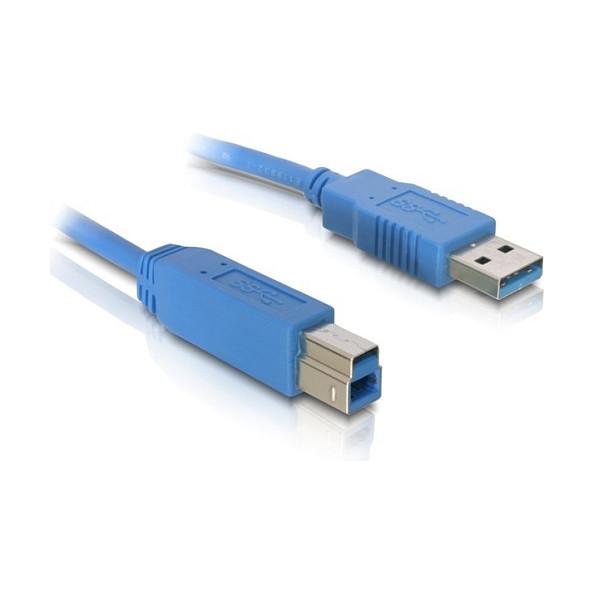 Delock - USB-kabel - USB Type A (han) til USB Type B (han) - USB 3.0 - 5 m