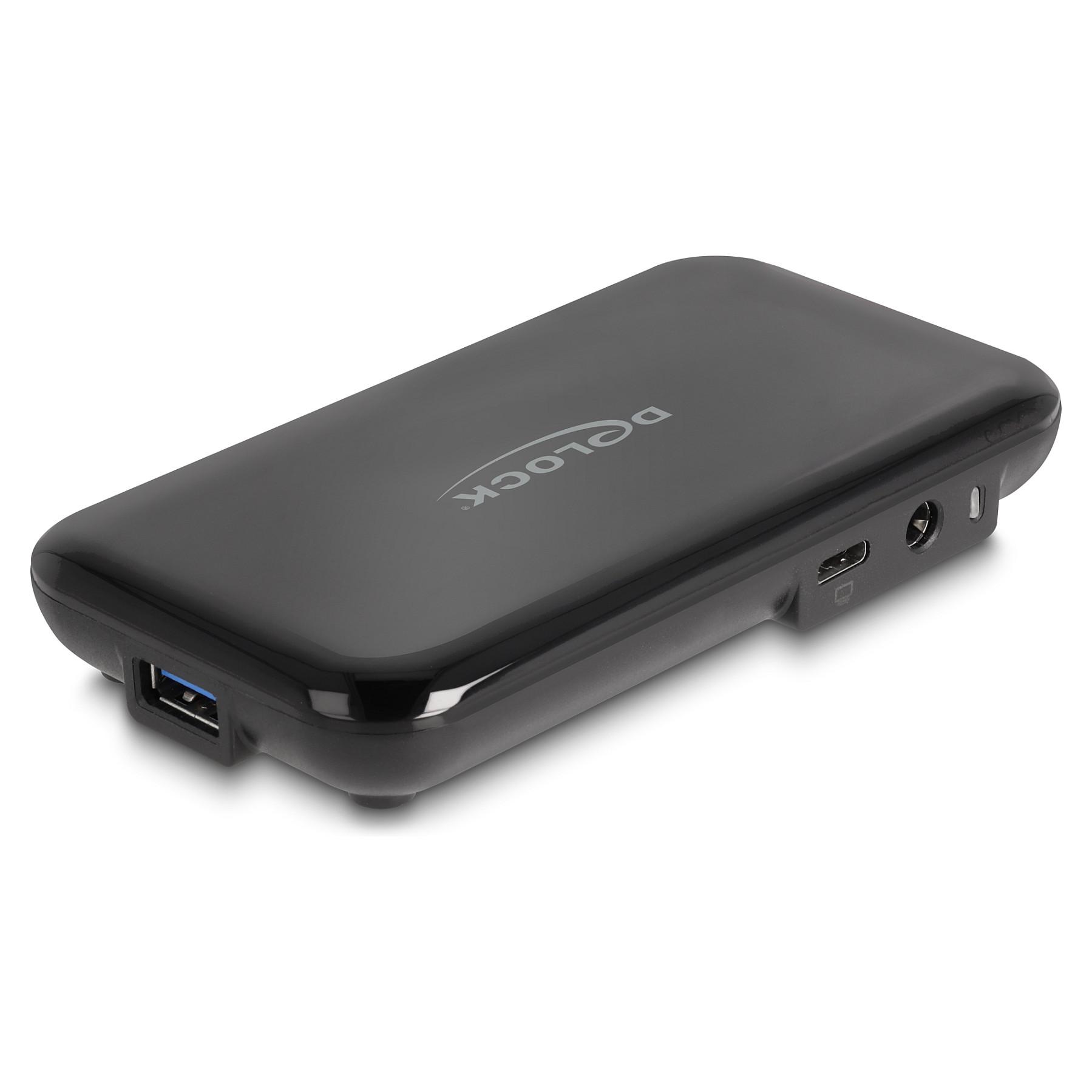 USB-hub DeLOCK 64209 - 7 porte, 4 x USB-A og 3 x USB-C