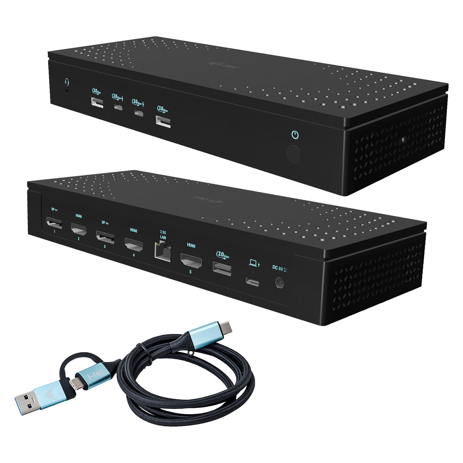 I-Tec - docking station - USB-C / USB4 / Thunderbolt 3 / Thunderbolt 4 - 3 x HDMI 2 x DP - 1GbE