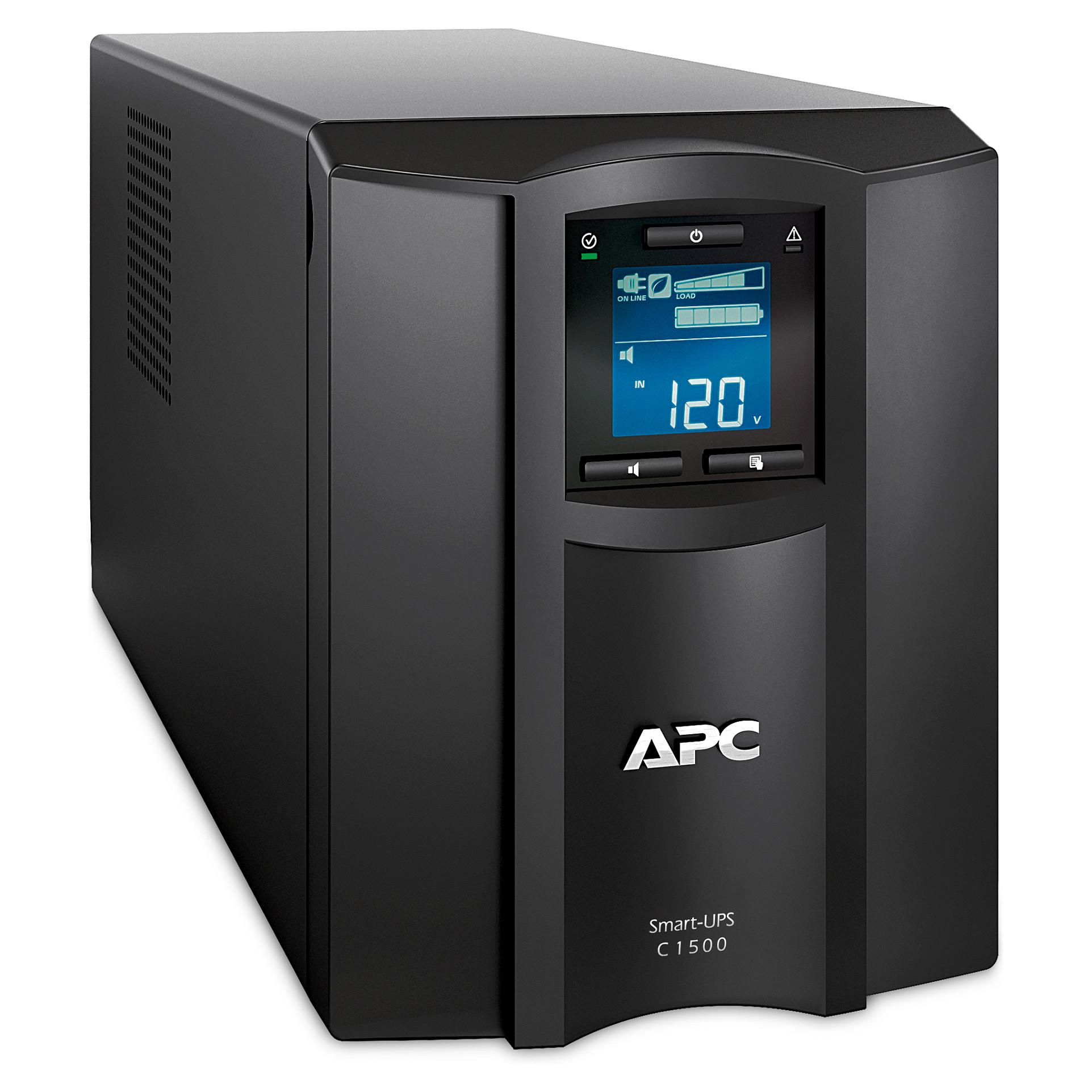 APC Smart-UPS C 1500VA LCD - UPS - AC 230 V - 900 Watt - 1500 VA - USB - output-stikforbindelser: 8 - sort - med APC SmartConnect