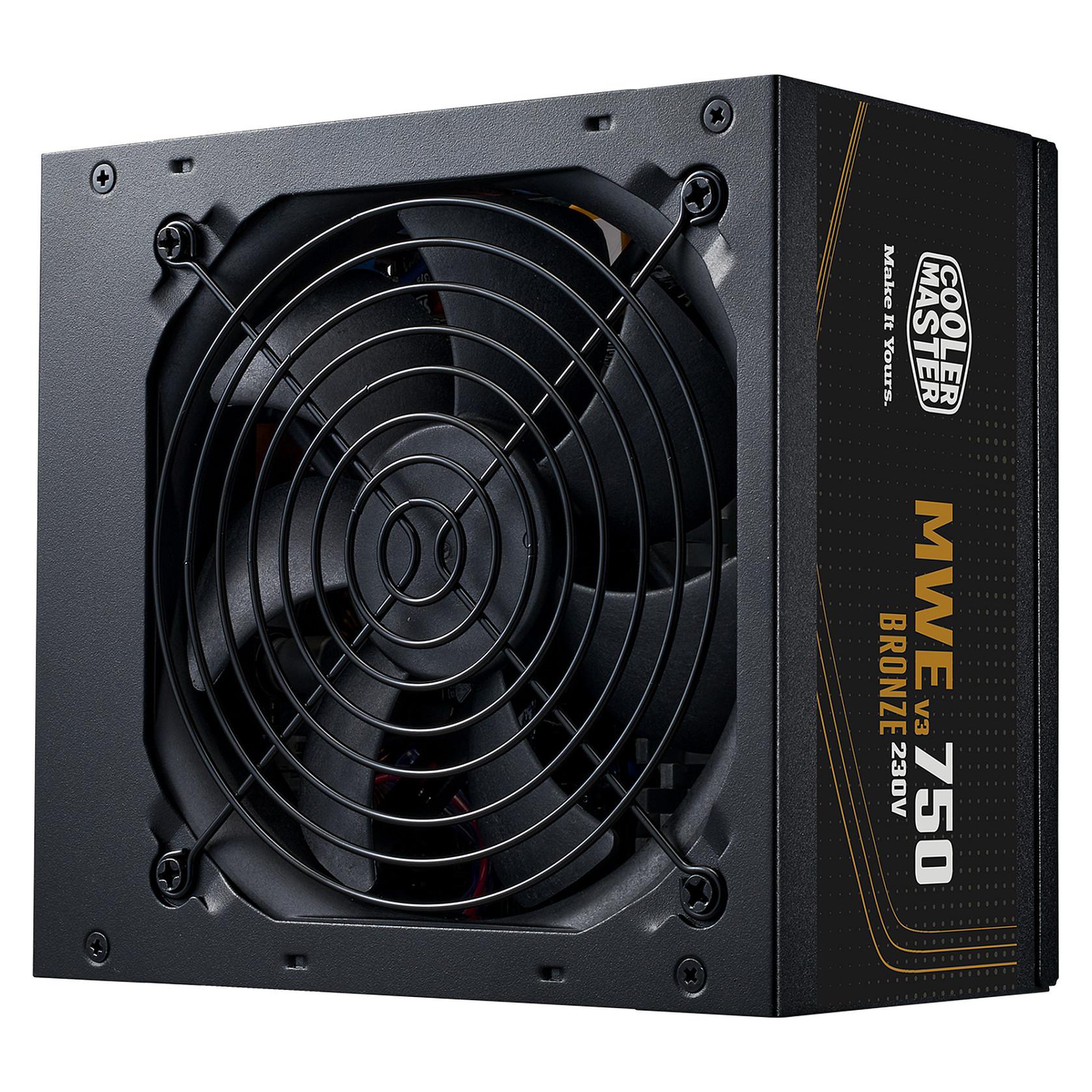 Cooler Master MWE Bronze V3 750 - Strømforsyning (intern) - ATX12V 3.1/ EPS12V - 80 PLUS Bronze - AC 100-240 V - 750 Watt - aktiv PFC - Europa