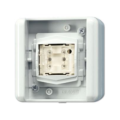 KNX trykknap JUNG 8471.01LEDW BA 1-fags WG