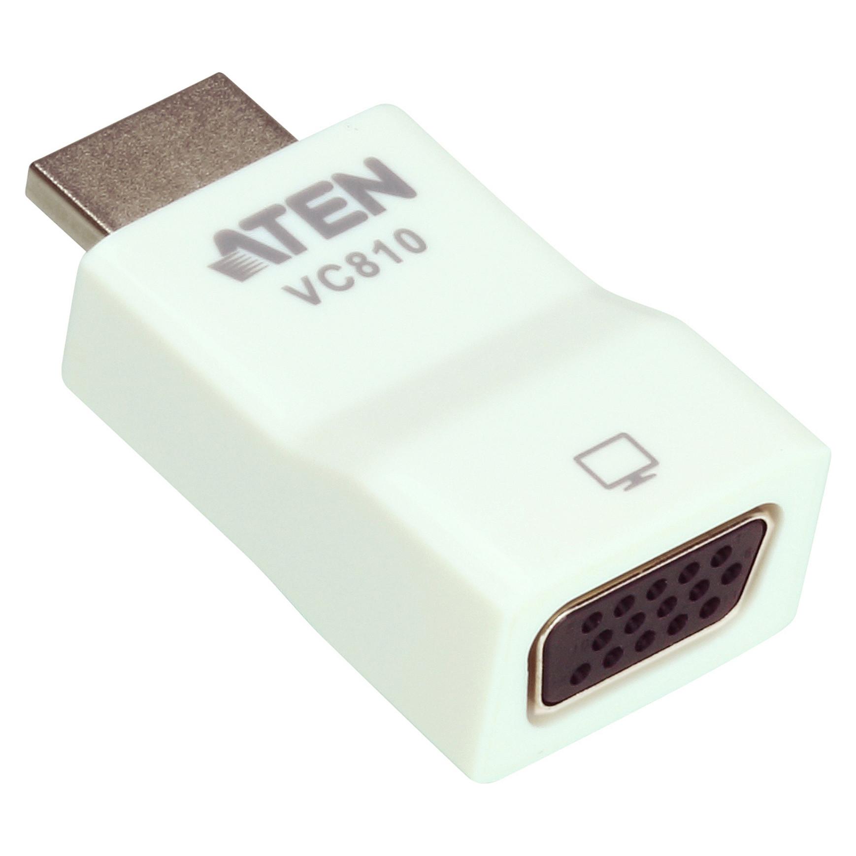 AV-adapter Aten HDMI til D-Sub (VGA) hvid (VC810-AT)