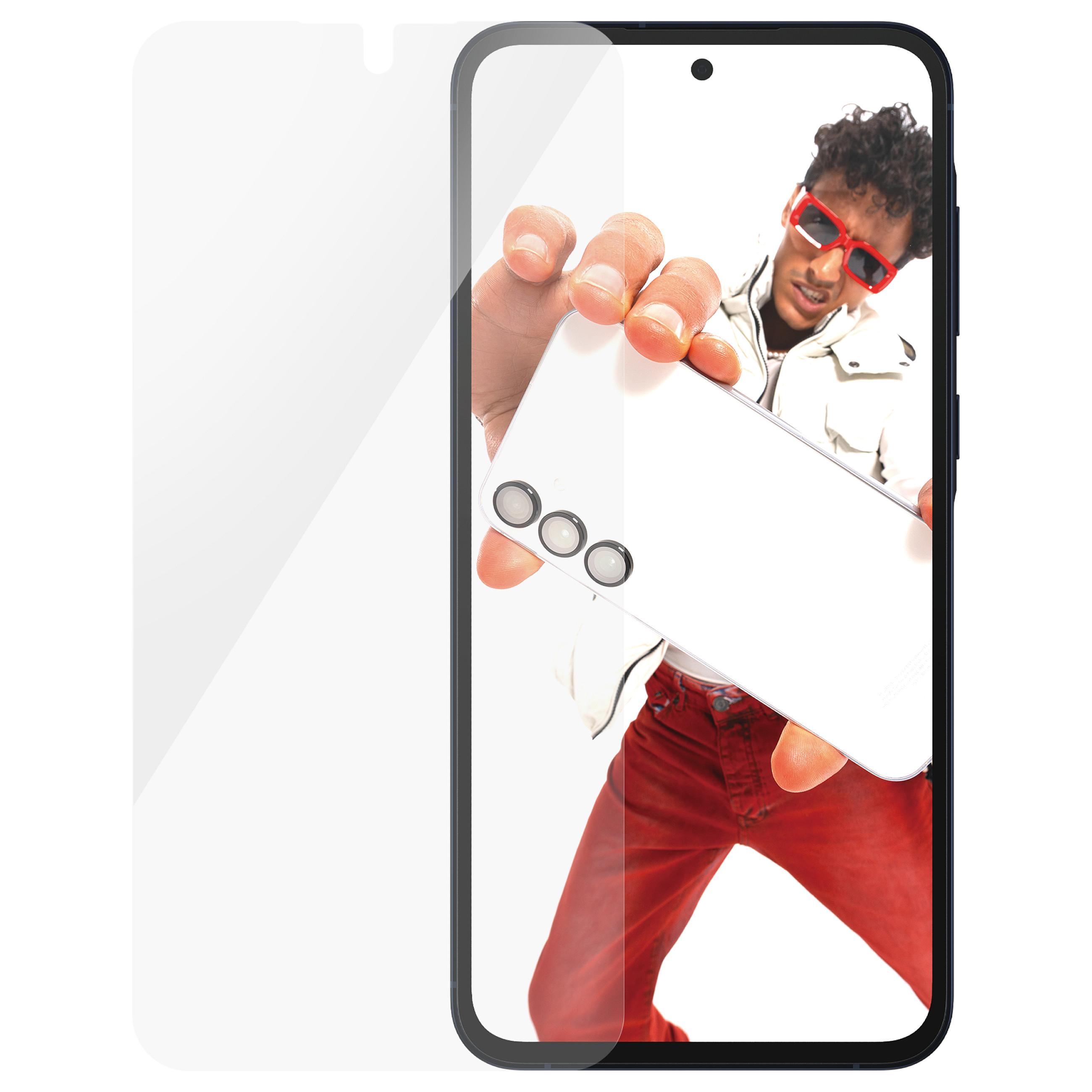 SAFE. by PanzerGlass - Skærmbeskytter for mobiltelefon - ultrabred pasform - glas - for Samsung Galaxy A55
