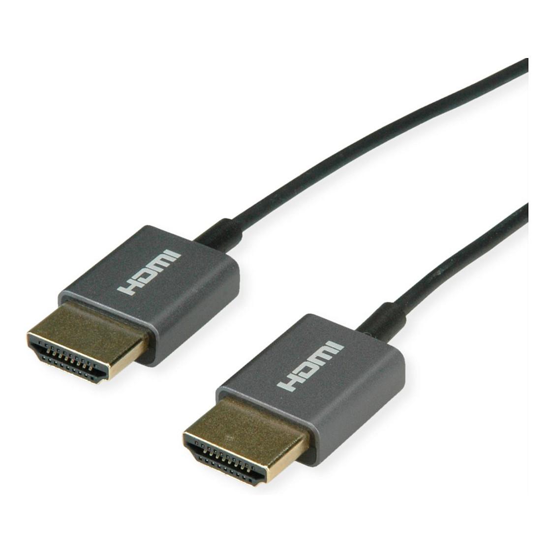 HDMI-kabel ROLINE 4K Ultra HD med Ethernet - 2 m, sort