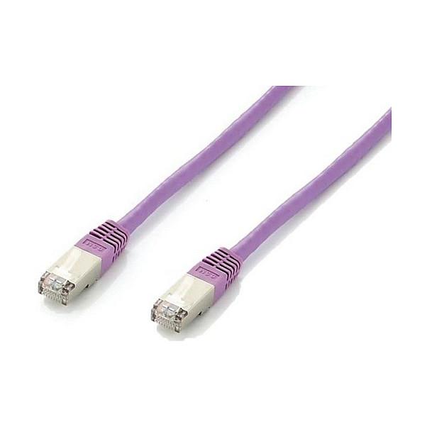 Netværkskabel Equip Cat.6A S/FTP RJ45 5 m - lilla