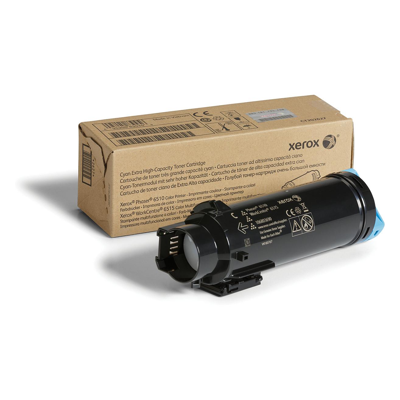 Xerox Tonerkassette cyan, 4,300 sider 106R03690 Modsvarer: N/A