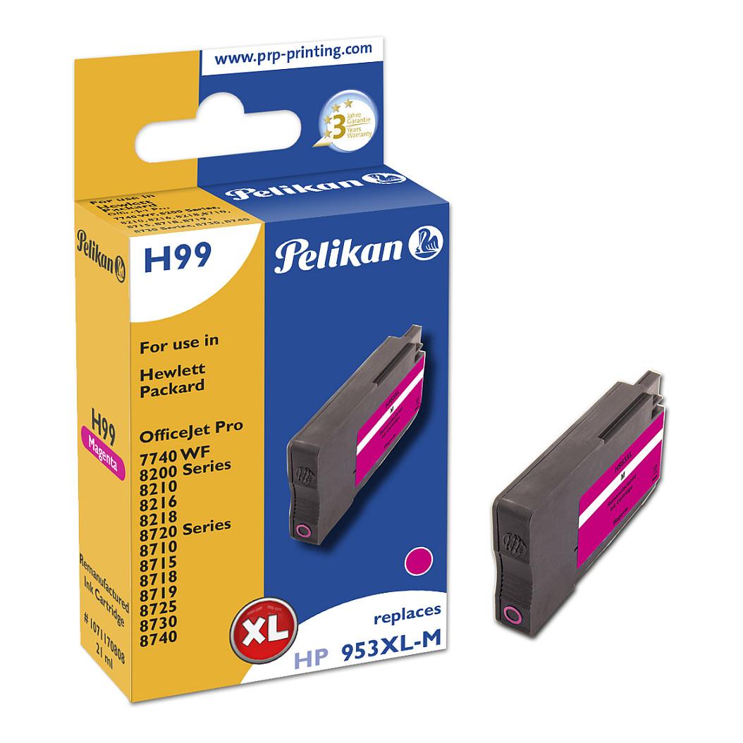 Blækpatron Pelikan H99 HP 953XL-M magenta - renoveret
