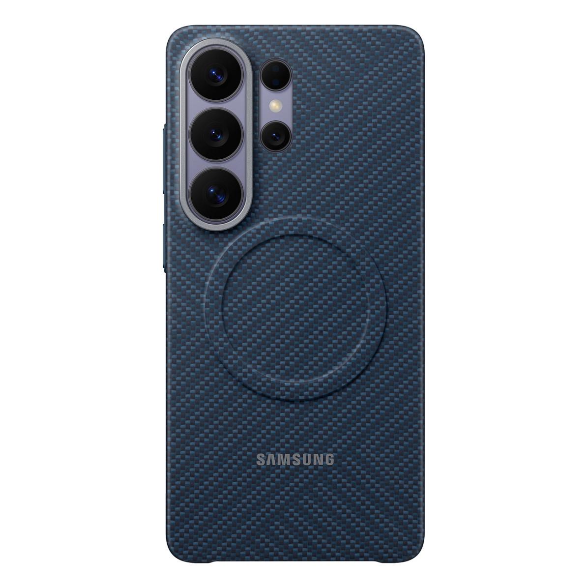 Mobilcover Samsung Carbon Magnet Case til Galaxy S26 Ultra - mørkeblå